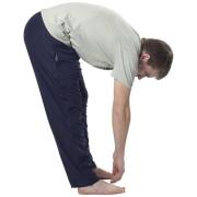 Foto de Cabeza a los pies de estiramiento de yoga