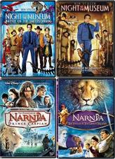 Ver Pelicula La magia de las leyendas en la noche del museo / Battle Smithsonian + Narnia Voyage Dawn Treader & amp; Característica de la familia de DVD de Prince Caspian, paquete de películas de fantasía 4 Online