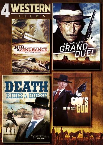 Pelicula 4-Film Western Pack V.1: Kid Vengeance / Grand Duel / Death Rides a Horse / God Gun Online