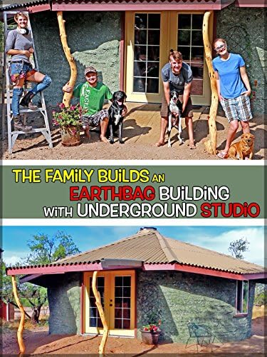 Pelicula La familia construye un edificio Earthbag con un estudio subterráneo Online