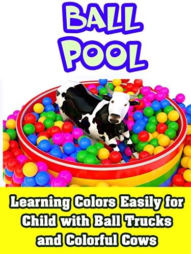 Pelicula Aprendizaje de colores fácilmente para niños con camiones de bolas y vacas coloridas Online