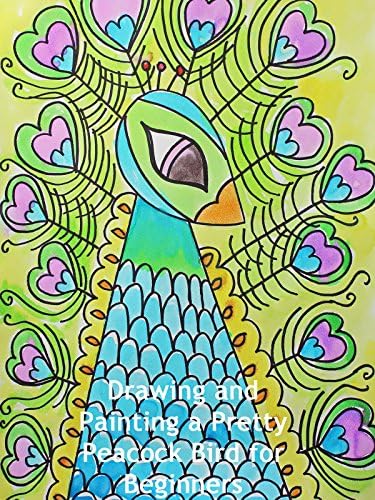 Pelicula Dibujar y pintar un bonito pájaro de pavo real para principiantes Online