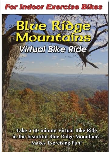 Pelicula DVD de paisajes de Blue Ridge Mountains Virtual Bike Ride Online