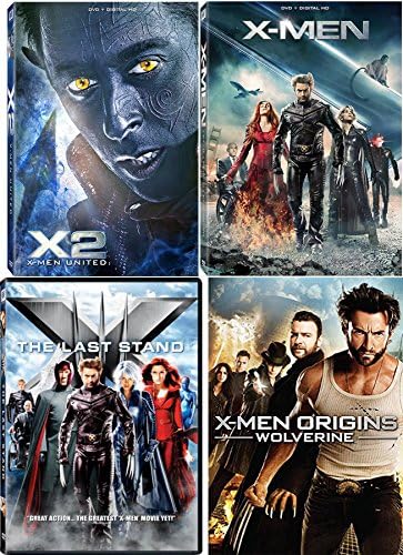 Pelicula Marvel Studios X-Men / Wolverine 4-Pack X2 United + The Last Stand DVD & amp; Colección de películas Origins Online