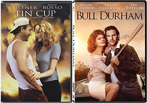 Pelicula Kevin Costner Sports Pack Tin Cup DVD + Bull Durham Baseball Doble película set de películas Online