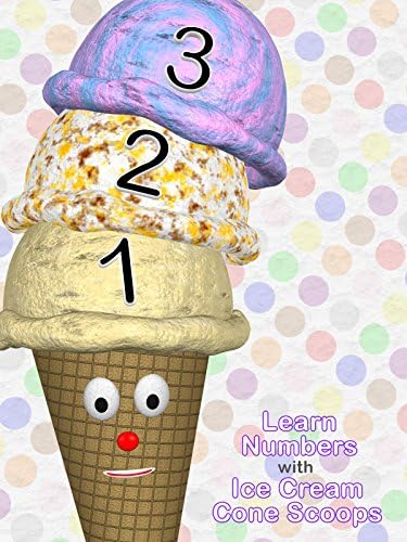 Pelicula Aprender los números con bolas de cono de helado Online