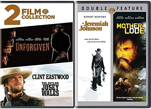 Pelicula Lure of Gold Western 4 Películas favoritas Unforgiven + Outlaw Josey Wales Clint Eastwood & amp; Jeremiah Johnson Robert Redford Mother Lode Feature set de películas Online