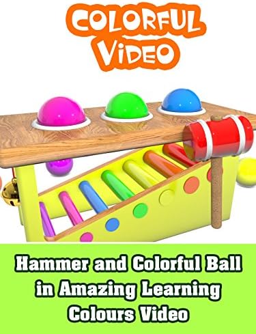 Pelicula Martillo y bola de colores en increíble aprendizaje de videos de colores Online