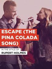 Ver Pelicula Escape (La canción de Pina Colada) Online