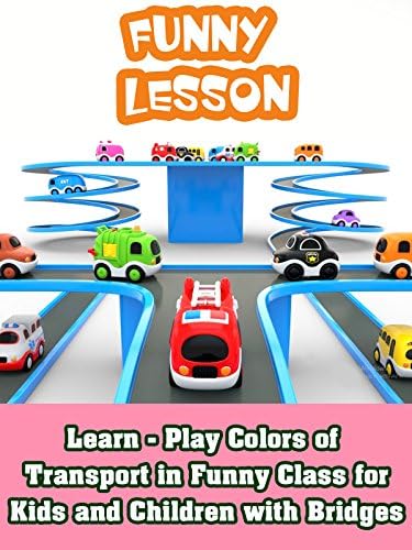 Pelicula Learn - Play Colors of Transport en Funny Class para niños y niños con puentes Online