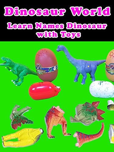 Pelicula El mundo de los dinosaurios - Aprende los nombres de los dinosaurios con juguetes Online