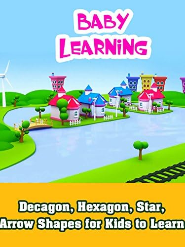 Pelicula Decagon, hexágono, estrella, formas de flecha para que los niños aprendan Online