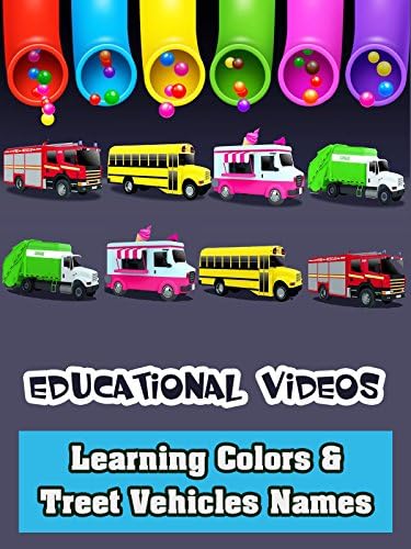 Pelicula Colores de aprendizaje y nombres de vehículos de la calle Online