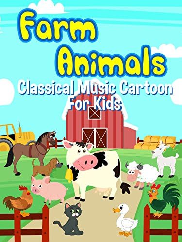 Pelicula Animales de granja Música clásica Dibujos animados para niños Online
