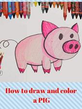 Ver Pelicula Cómo dibujar y colorear un cerdo. Online