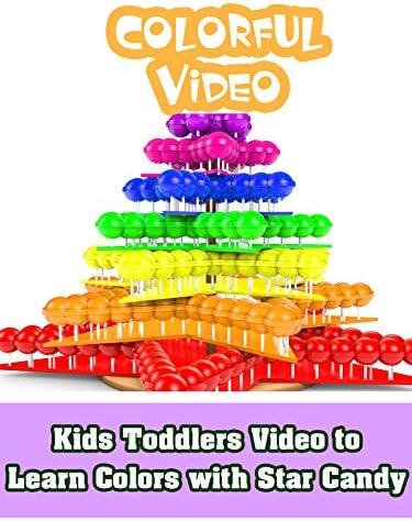 Pelicula Vídeo para niños pequeños para aprender los colores con Star Candy Online