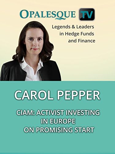 Pelicula Leyendas & amp; Líderes en Hedge Funds and Finance - Anne-Sophie d'Andlau, CIAM: activista que invierte en Europa en un comienzo prometedor Online
