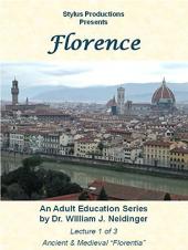 Ver Pelicula Florencia: Conferencia 1 de 3: Ancient & amp; Medieval & quot; Florentia & quot; Online