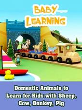Ver Pelicula Animales domésticos para aprender para niños con ovejas, vacas, burros, cerdos Online