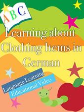 Ver Pelicula Aprendiendo sobre artículos de ropa en el aprendizaje educativo del idioma alemán Video educativo Online