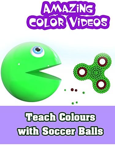 Pelicula Enseña a los colores con balones de fútbol - Videos de Amazing Colors Online