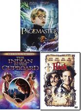 Ver Pelicula Libros Neverland Indians Triple Magical Adventure Hook + Indian en el armario y amp; Pagemaster 3 DVD Family Fun Movie Bundle Online