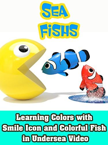 Pelicula Aprendiendo los colores con el ícono de la sonrisa y los peces coloridos en video submarino Online