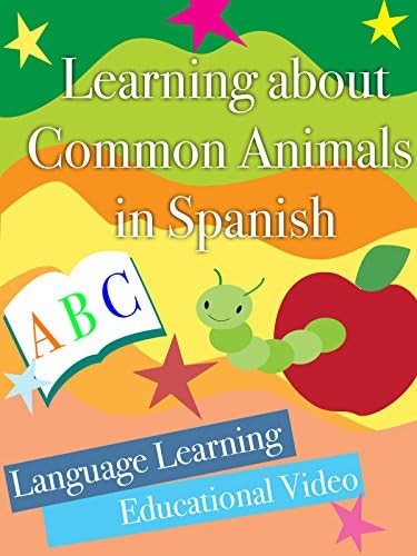 Pelicula Aprendiendo sobre animales comunes en idioma español Aprendiendo video educativo Online