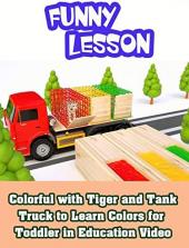 Ver Pelicula Colorido con Tiger y Tank Truck para aprender los colores para niños pequeños en el video educativo Online