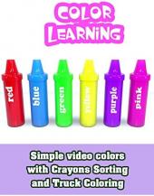 Ver Pelicula Colores de video simples con clasificación de crayones y pintura de camiones. Online