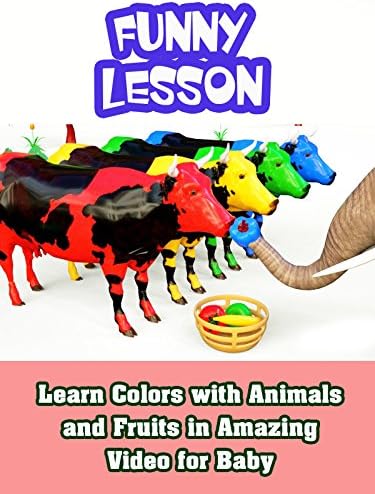 Pelicula Aprende los colores con animales y frutas en Amazing Video for Baby Online
