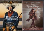 Ver Pelicula Wyatt Earp + Quigley Down Under DVD Western Pack 2 conjunto de películas Kevin Costner Online