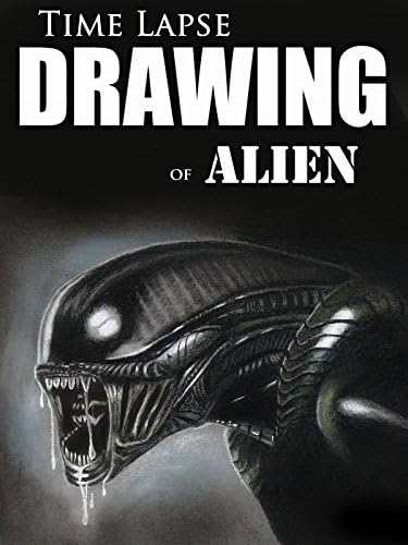 Pelicula Clip: Lapso de tiempo de dibujo de Alien Online