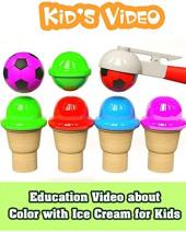 Ver Pelicula Video educativo sobre el color con helado para niÃ±os Online