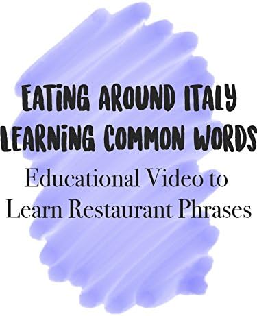 Pelicula Comer alrededor de Italia Aprender palabras comunes Vídeo educativo para aprender frases de restaurantes Online