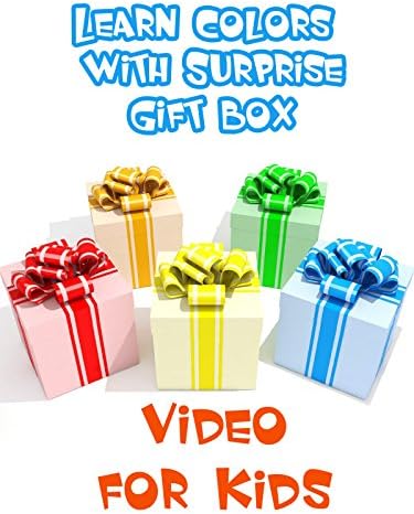 Pelicula Aprende los colores con la caja de regalo sorpresa - Video para niños Online