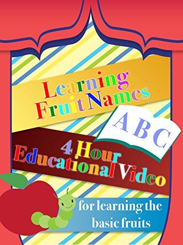 Pelicula Video educativo de 4 horas de Learning Fruit Names para aprender las frutas básicas Online