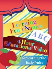 Ver Pelicula Video educativo de 4 horas de Learning Fruit Names para aprender las frutas básicas Online