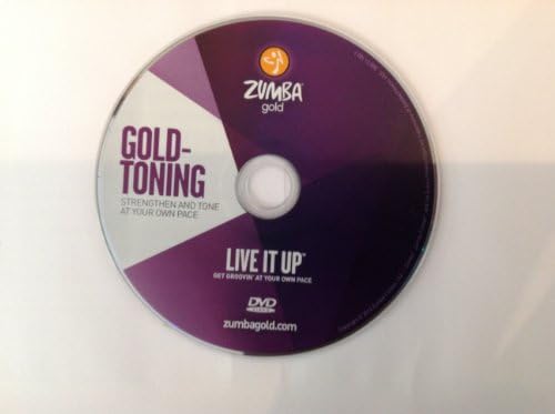 Pelicula Zumba Fitness Gold Toning DVD del set de DVD Gold LIVE IT UP Online