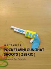 Ver Pelicula Cómo hacer una mini pistola de bolsillo que dispara (Zebric) Tutoriales sencillos de pistolas de papel Online