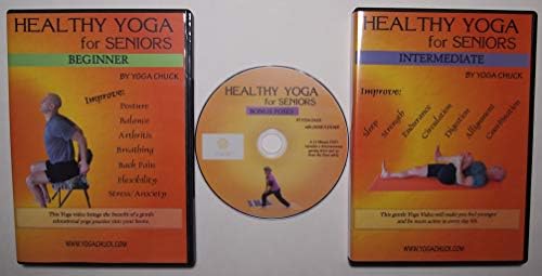 Pelicula Yoga para adultos mayores - 3 DVD Set: Principiante, Intermedio & amp; Bonus DVDs. Videos de yoga suaves y saludables con capítulos de Silla, Estar de pie, Piso y Rutinas de relajación. Online
