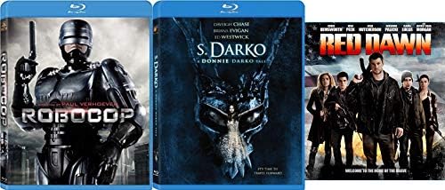 Pelicula Paquete de acción de ciencia ficción en Blu-ray Robocop de Paul Verhoeven (Corte del director sin clasificar), Red Dawn (2012) & amp; S. Darko: un paquete de 3 películas de Donnie Darko Tale Online