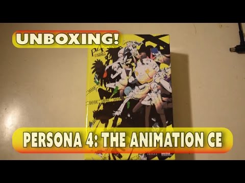 UNBOXING! Persona 4: The Animation Collectors Edition!