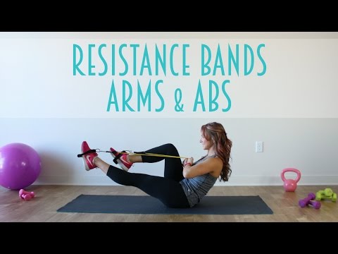 Resistance Band Arms & Abs Workout