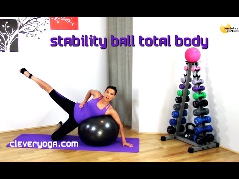 FREE Fit ball Stability Ball Total Body BARLATES BODY BLITZ with Linda Wooldridge