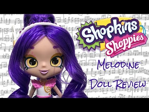 SHOPPIES MELODINE DOLL REVIEW - NEW PIANO & MUSIC THEMED SEASON 8 SHOPKINS DOLL