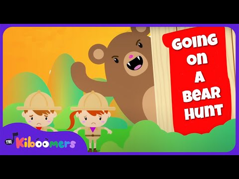 We're Going on a Bear Hunt | Popular Song for Preschoolers | The Kiboomers