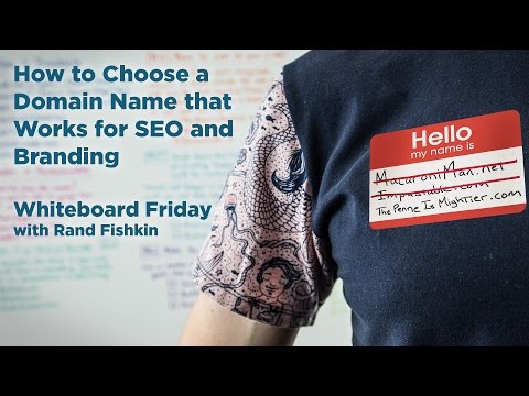 8 Rules for Choosing a Domain Name - Whiteboard Friday