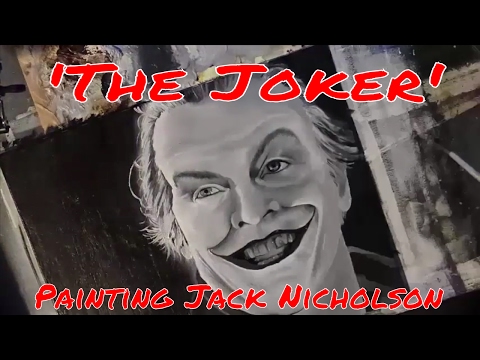 Oil Painting Timelapse | 'The Joker' | Batman (1989)