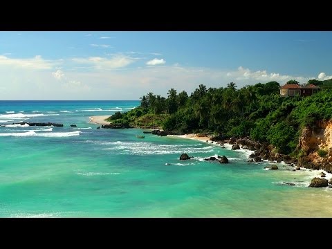 Tropical Ocean Sounds with Amazing Beach Sceneries - 4 Hours